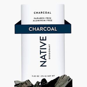 Sealed 1 NATIVE charcoal deodorant new 75g